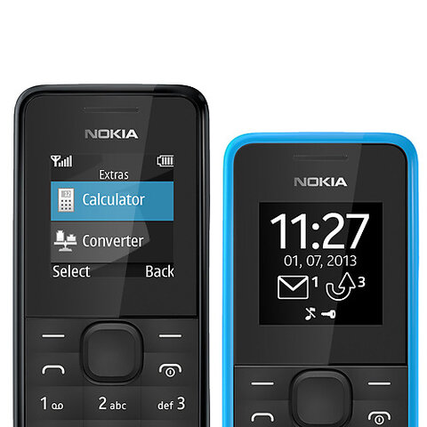 telefon komórkowy GSM Nokia 105 (niebieski)