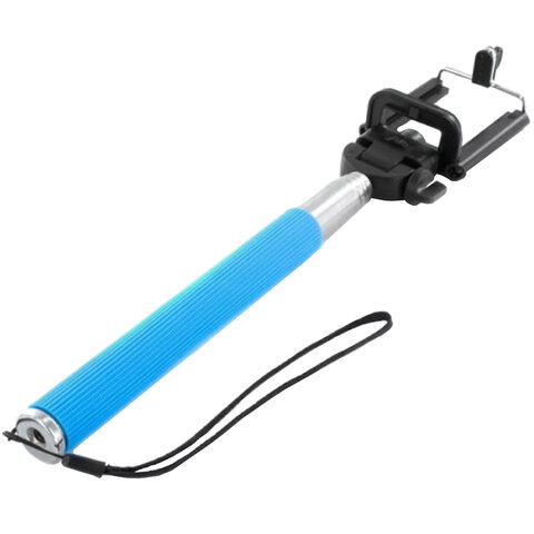 Teleskopowy wysięgnik monopod selfiestick z uchwytem do aparatów/ telefonów 20-95cm