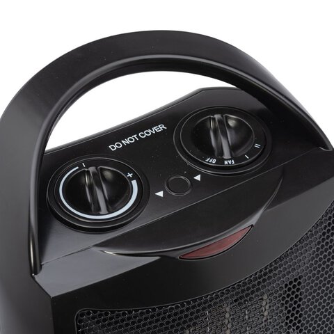 Termowentylator grzejnik ceramiczny 1500W RC-K-398 czarny