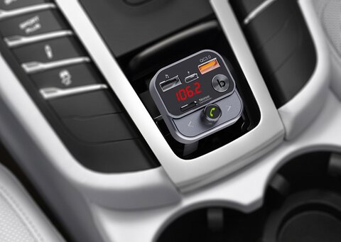 Transmiter FM MP3 z bluetooth 5.0 + USB A QC3.0 + Typ C (total 30W) ART FM-84B