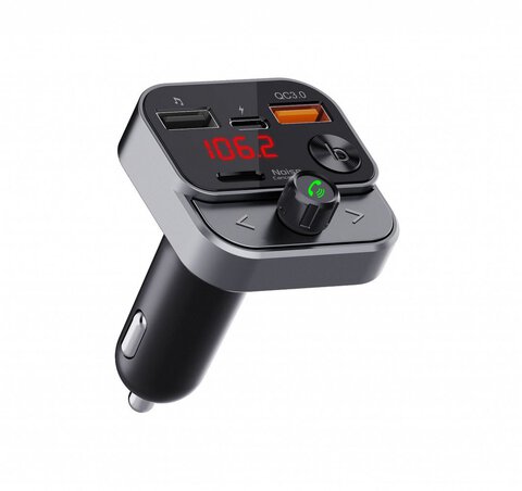 Transmiter FM MP3 z bluetooth 5.0 + USB A QC3.0 + Typ C (total 30W) ART FM-84B