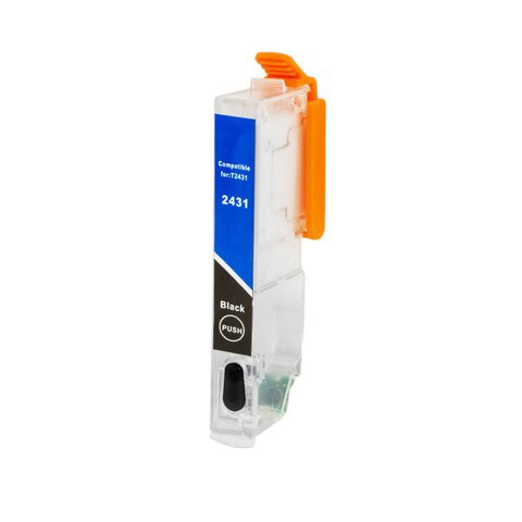 Tusz Epson 750 (T2431) XP BLACK pusty z czipem samoresetującym
