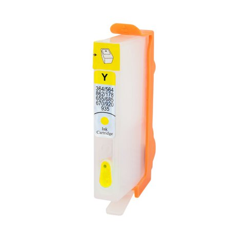 Tusz HP 935 YELLOW pusty z czipem samoresetującym