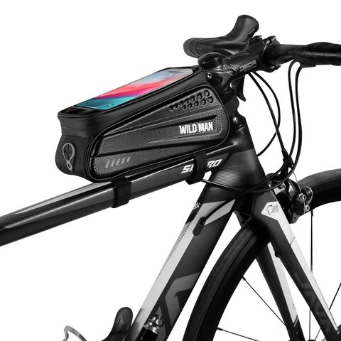 Uchwyt rowerowy / torba z pokrowcem na ramę na zamek WILDMAN ES3 1L 4" - 7"