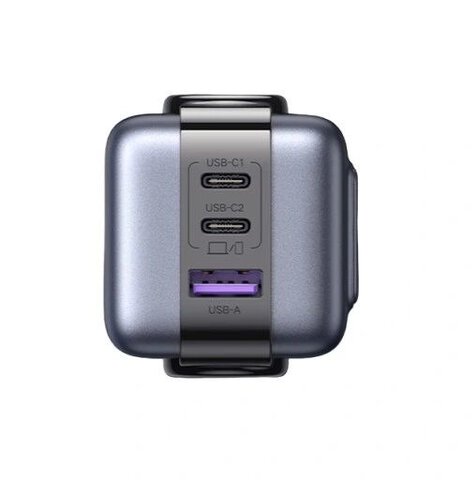 Ugreen Nexode RG Robot GaN CD361 25685B 65W szybka ładowarka sieciowa z 2 gniazdami USB-C PD oraz USB