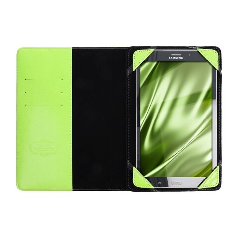 Uniwersalne etui / pokrowiec BLUN na tablet 12,4" limonka (UNT)
