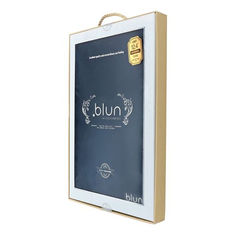 Uniwersalne etui / pokrowiec BLUN na tablet 12,4" niebieski (UNT)
