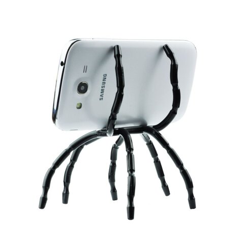 Uniwersalny uchwyt / stojak do smartfonów / tabletów Spider czarny