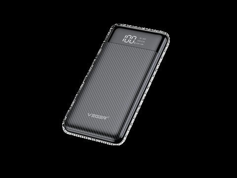 VEGER powerbank 10 000 mAh L11 (W1087) czarny VEGER powerbank 10 000 mAh L11 (W1087) czarny