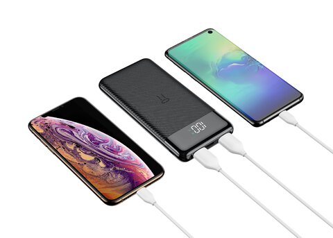 VEGER powerbank 10 000 mAh L11 (W1087) czarny VEGER powerbank 10 000 mAh L11 (W1087) czarny