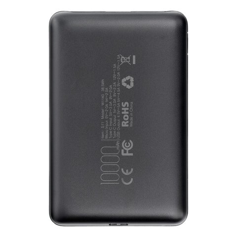 VEGER powerbank 10 000 mAh PD QC3.0 2A 22,5W S11 (W1140) czarny
