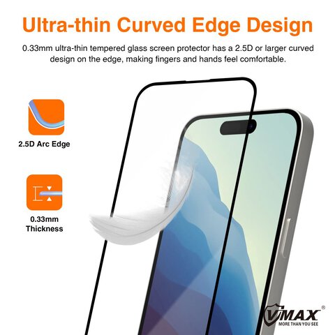 Vmax szkło hartowane 9D Glass do iPhone 15 Pro Max 6,7"