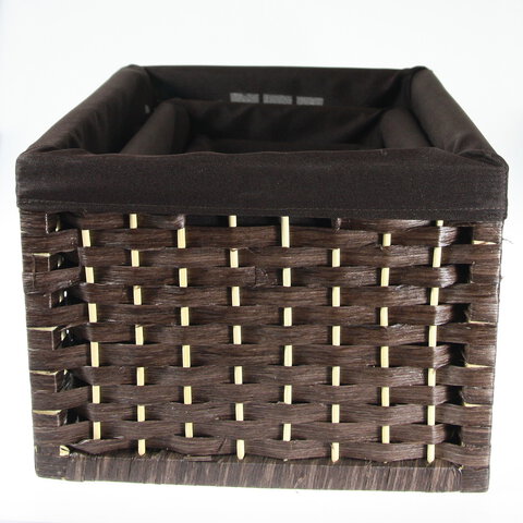 Wiklinowe koszyki dekoracyjne prostokąt brązowy JD9509