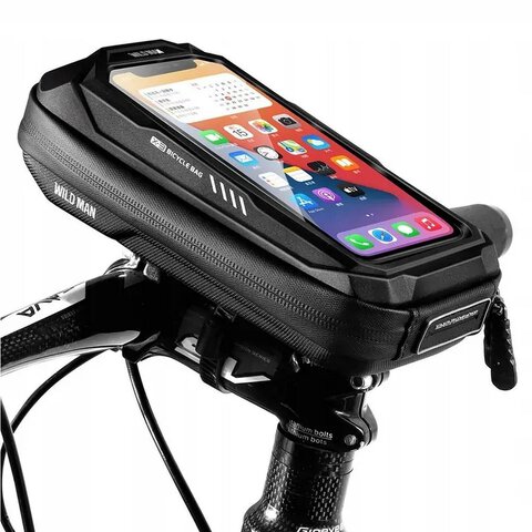 WILDMAN sakwa rowerowa na kierownicę na zamek X3 0,5L czarna