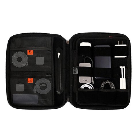 WiWU - Wodoodporna torba na tablet do 11'' Parallel Hardshell Bag - czarna