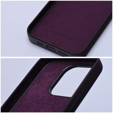 Woven Mag Cover kompatybilne z MagSafe do IPHONE 13 PRO burgundowy