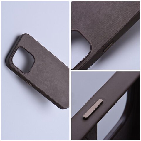 Woven Mag Cover kompatybilne z MagSafe do IPHONE 15 jasny brzowy