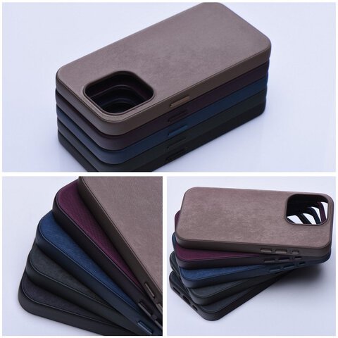 Woven Mag Cover kompatybilne z MagSafe do IPHONE 15 PRO burgundowy