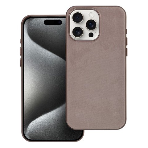 Woven Mag Cover kompatybilne z MagSafe do IPHONE 15 PRO MAX jasny brzowy