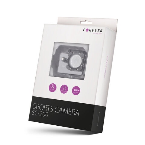 Wyczynowa kamera sportowa Full HD / rejestrator trasy Forever SC-200