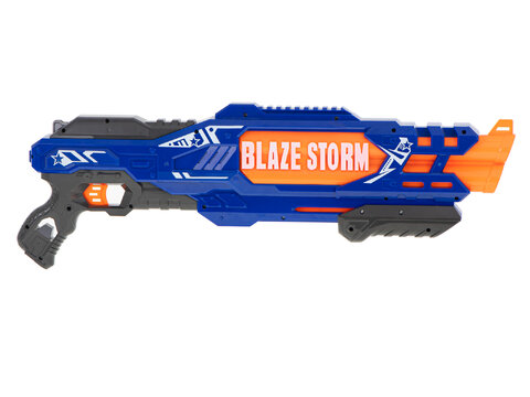 Karabin maszynowy Blaze Storm na piankowe strzałki do Nerfa 10 dużych pocisków
