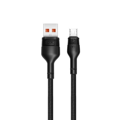 XO kabel NB55 USB - microUSB 1,0 m 5A czarny