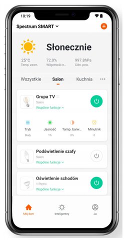 Żarówka LED 5W E27 RETRO ściemniana WiFi Spectrum SMART CCT