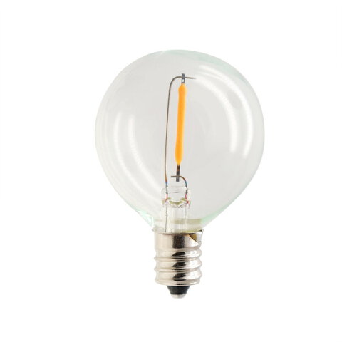 Żarówka LED E12 G40 0.5W 3V 30lm przezroczysta Forever Light 6 sztuk