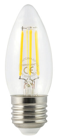 Żarówka LED Filament E27 4W świeczka Energy Light RETRO