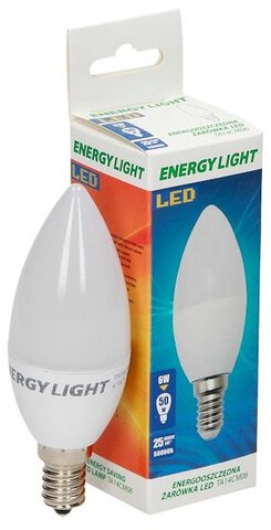 Żarówka SMD2835 6W E14 świeczka ENERGY LIGHT