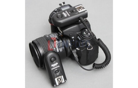 Zestaw dwóch wyzwalaczy radiowych Yongnuo RF603C II z kablem C1 do Canon
