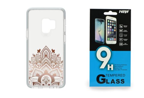 Zestaw Etui Gear4 Victoria Mandala do Samsung Galaxy S9+ ( Plus ) + szkło hartowane 9H