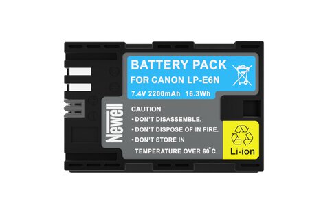 Zestaw ładowarka dwukanałowa Newell DL-USB-C i dwa akumulatory LP-E6N do Canon