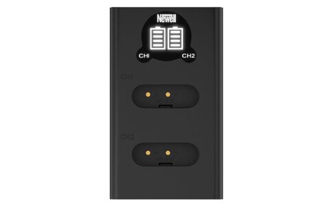 Zestaw ładowarka dwukanałowa Newell DL-USB-C i dwa akumulatory NP-BX1 do Sony
