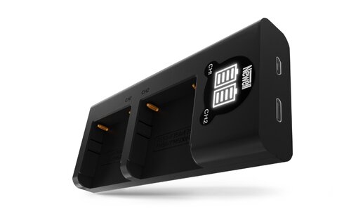 Zestaw ładowarka dwukanałowa Newell DL-USB-C i dwa akumulatory NP-F570 do Sony