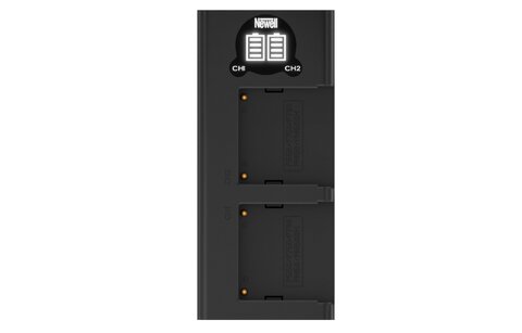 Zestaw ładowarka dwukanałowa Newell DL-USB-C i dwa akumulatory NP-F570 do Sony