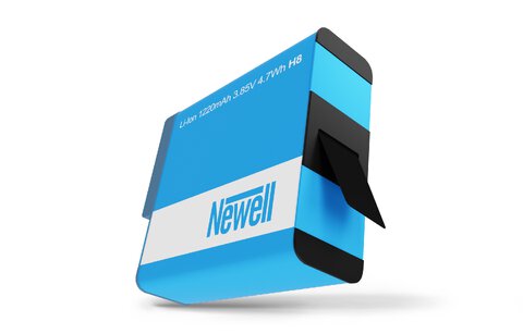 Zestaw ładowarka dwukanałowa Newell DL-USB-C i dwa akumulatory SPJB1B do GoPro 8