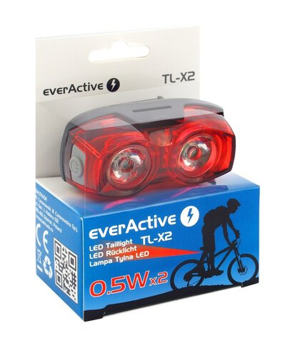 Zestaw lampek rowerowych Mactronic Scream 02 + everActive TL-X2