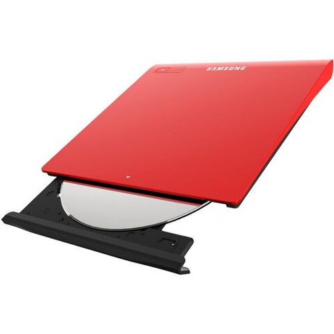 Zewnętrzna nagrywarka USB CD/DVD Samsung Ultra Thin SE-208GB czerwona